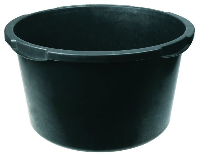 Celtniecības konteineris 90l, apaļš, melns. Izmērs:  Ø670 x 530 x 350mm